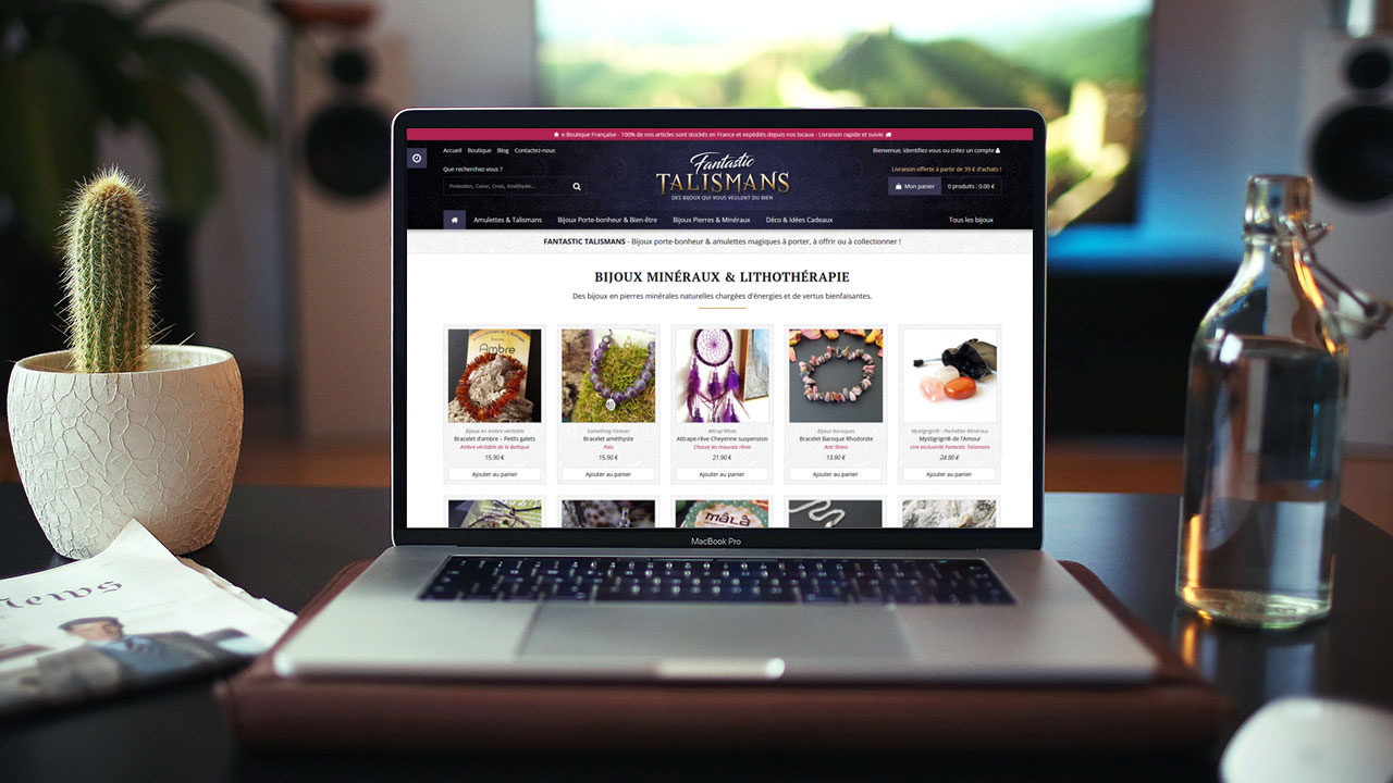 Photo du site Site marchand Fantastic Talismans