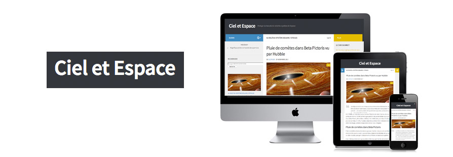 Photo du site Blog Blog sur le ciel et l'espace
