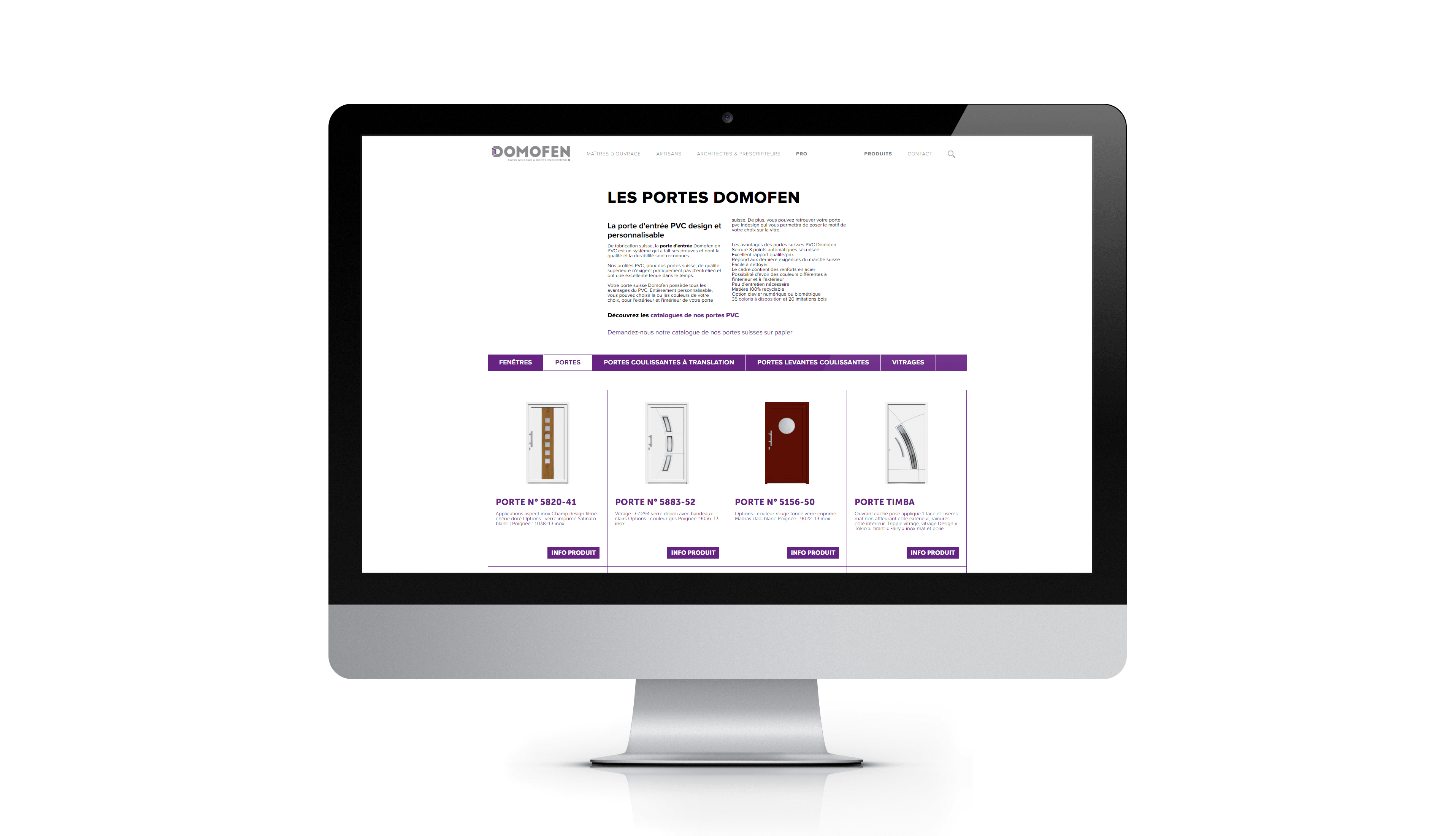 Photo du site Site vitrine Référencement professionnel et publicités