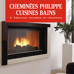 Photo du site Site vitrine Cheminées Philippe Ile de France